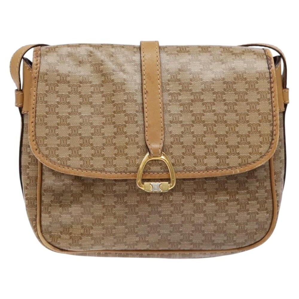 Celine Macadam Shoulder PVC Leather